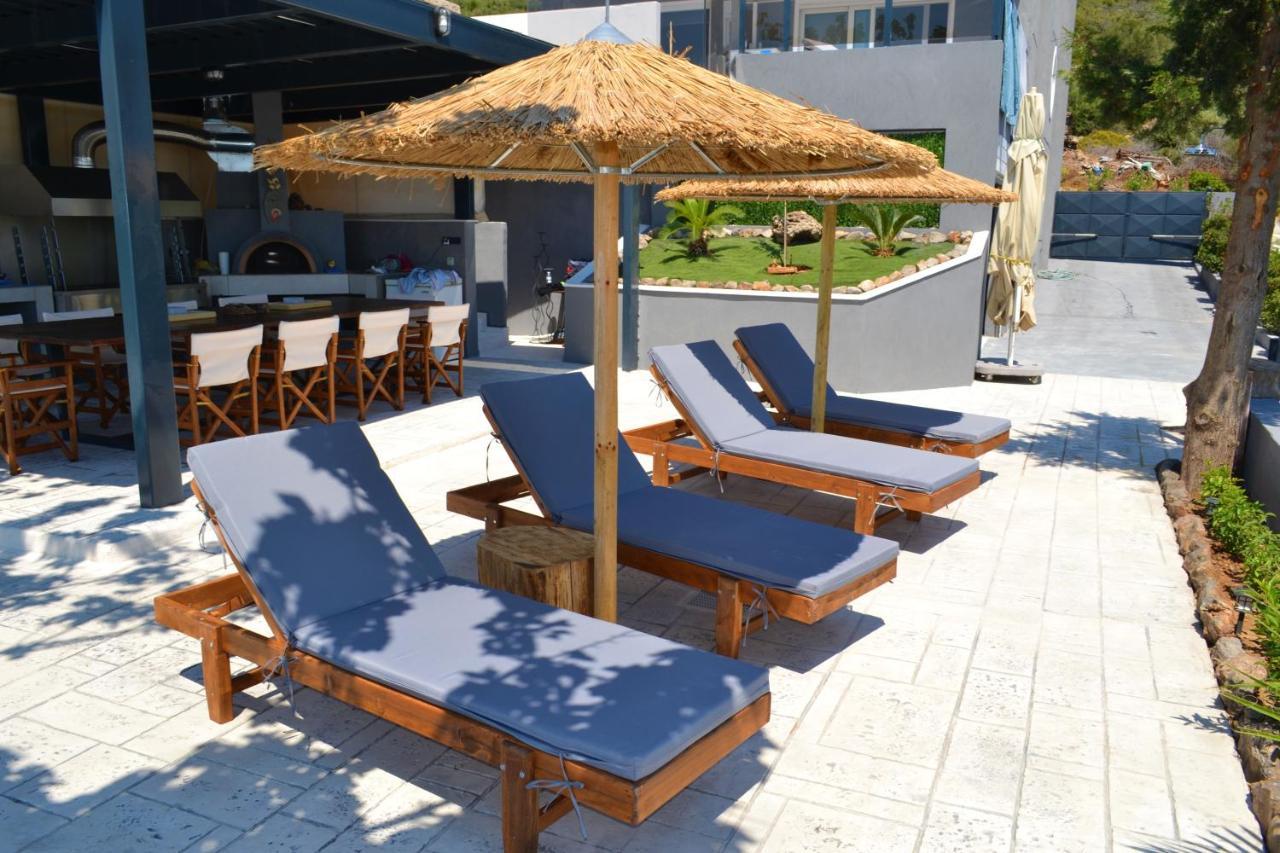 "Stergiou Luxury Apartment 2Nd Floor" Με Κοινη Πισινα Saronida Exterior foto