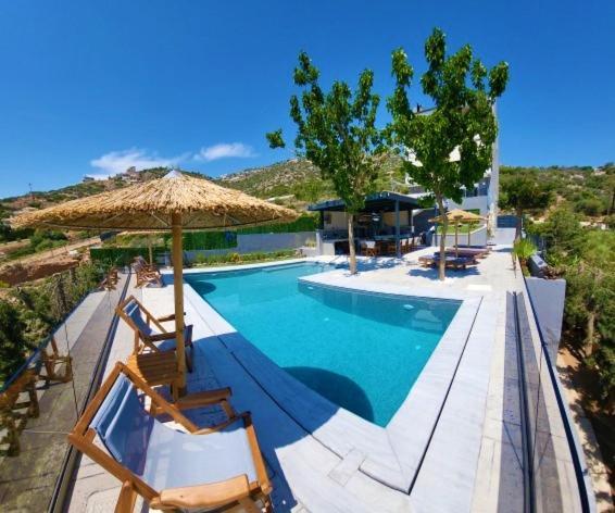 "Stergiou Luxury Apartment 2Nd Floor" Με Κοινη Πισινα Saronida Exterior foto