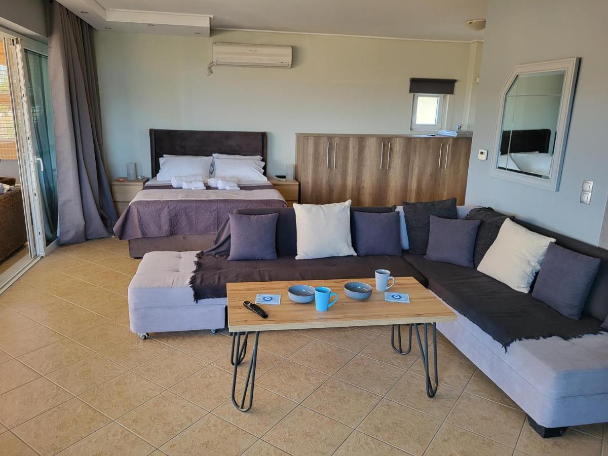 "Stergiou Luxury Apartment 2Nd Floor" Με Κοινη Πισινα Saronida Exterior foto