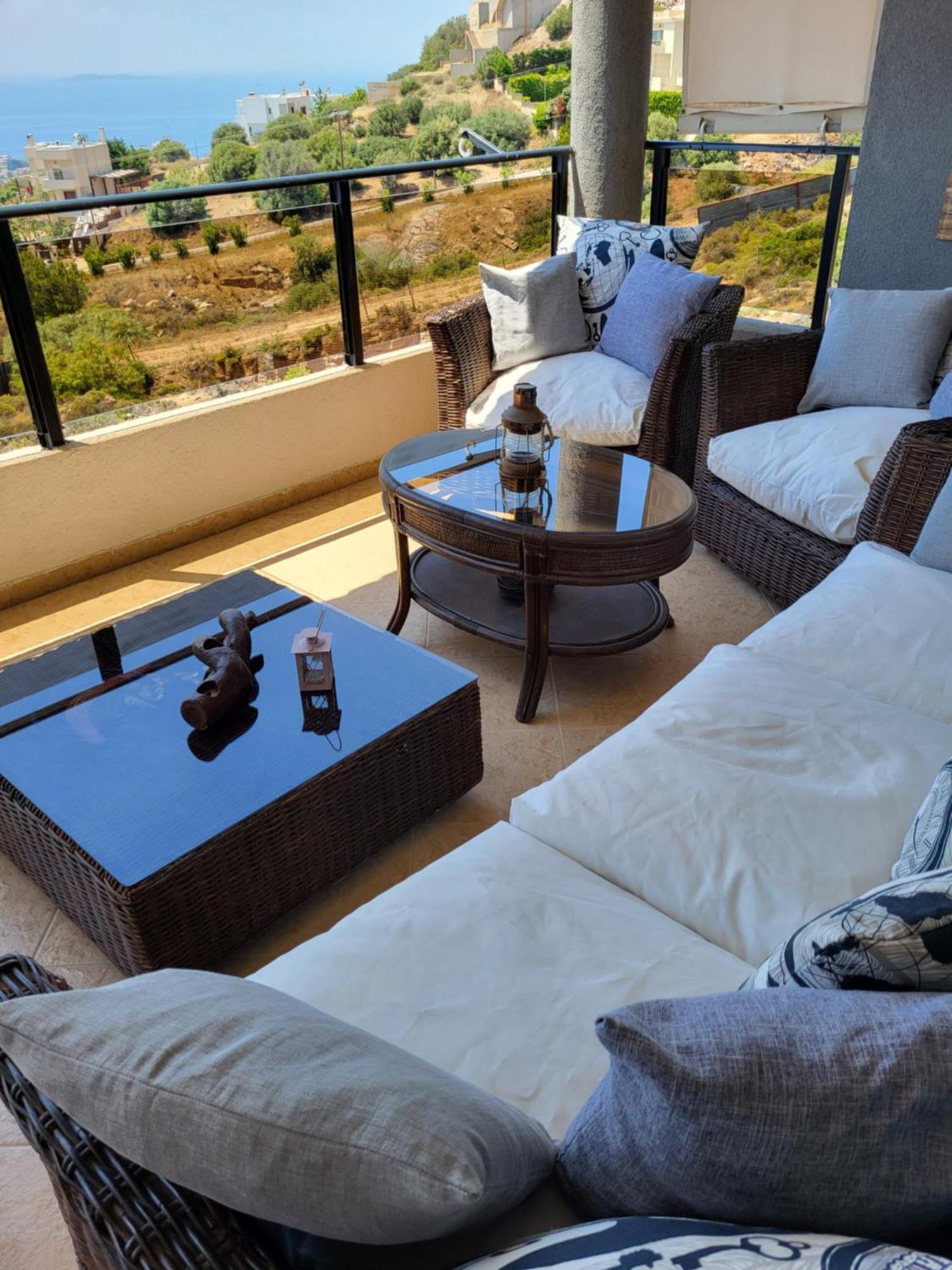 "Stergiou Luxury Apartment 2Nd Floor" Με Κοινη Πισινα Saronida Habitación foto